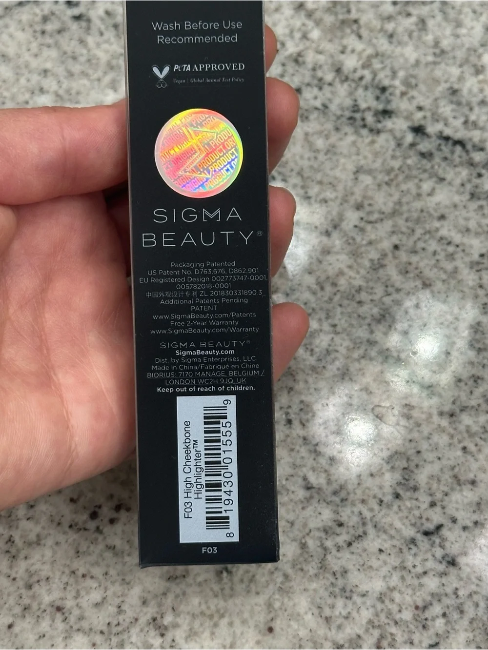 Sigma Beauty F03 High Cheekbone Highlighter brush